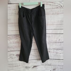 Zara S8 Pinstriped Pull on Pants